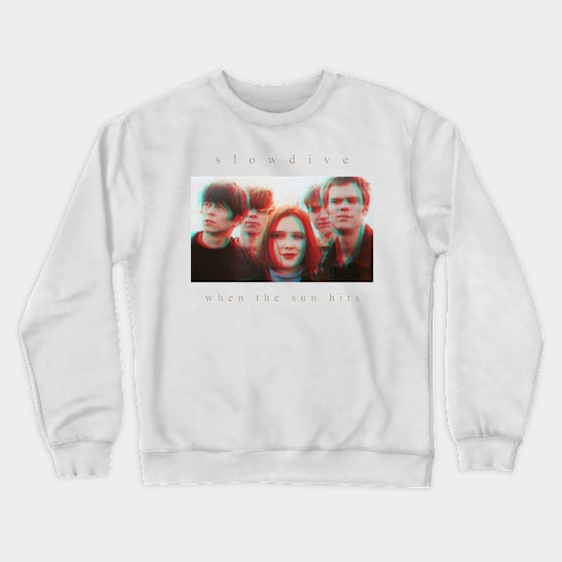 Slowdive - When the sun hit Crewneck Sweatshirt by Aprilskies